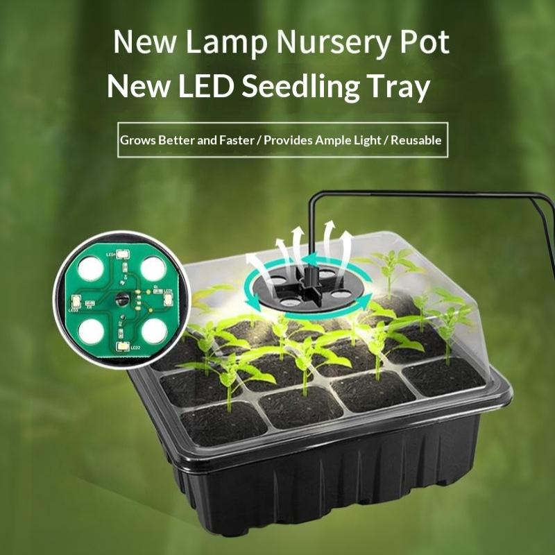 6/12-Cell Home Seed Starter Tr - Humidity Dome Kit ulasan dan harga