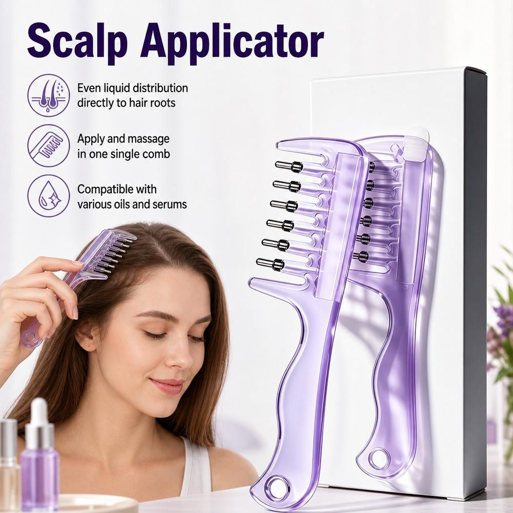 Scalp Liquid Applicator Comb,  - Root Stimulator Liquid ulasan dan harga