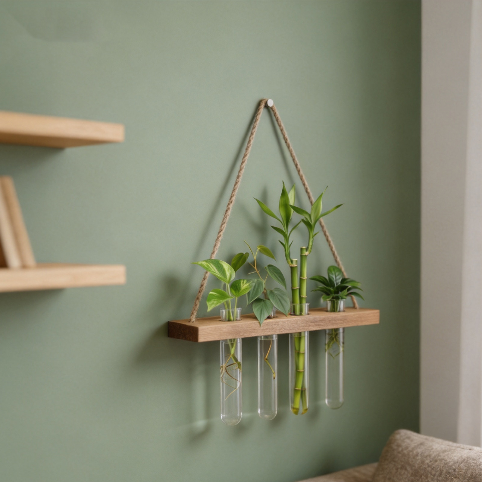 Wooden Base Plant Propagation  - Propagation Station Vase ulasan dan harga